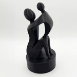 Escultura Decorativa Mãe e Filhos Amor Infinito – Presente e Decoração de Dia das Mães, Sala, Quarto e Escritório - Imagem 4