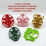 Kit 5 Cortadores e Marcadores Super Mario Bros - Imagem 2