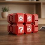 Cubo Infinito Mario + Chaveiro – Infinity Cube Anti Estresse Portátil | Fidget Toy Divertido e Fofo - Imagem 4