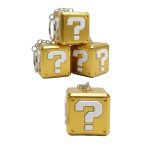 Chaveiro Cubo Super Mario Dourado – Alta Qualidade e Acabamento Premium - Imagem 2