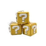 Chaveiro Cubo Super Mario Dourado – Alta Qualidade e Acabamento Premium - Imagem 3